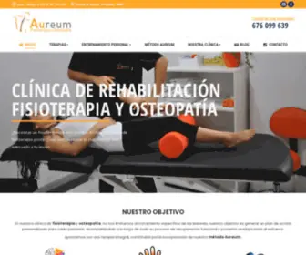 Aureumfisioterapia.com(Fisioterapia Córdoba) Screenshot