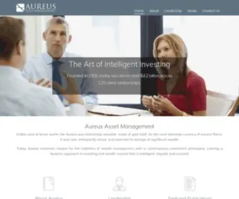 Aureus-Asset.com(Aureus Asset Management) Screenshot