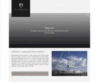 Aureus-Yachts.com(Aureus Yachts builds remarkable sailing yachts) Screenshot