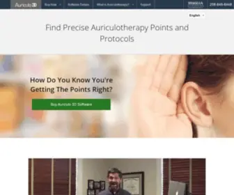 Auriculo3D.com(The problem with Auriculotherapy) Screenshot