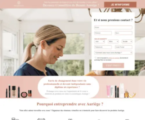 Auriegerecrute.fr(Auriège recrute) Screenshot