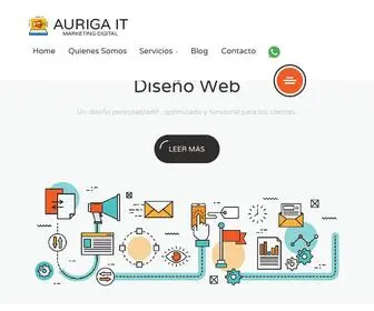 Aurigait.net(Tu Agencia de Marketing Digital en Mataró) Screenshot