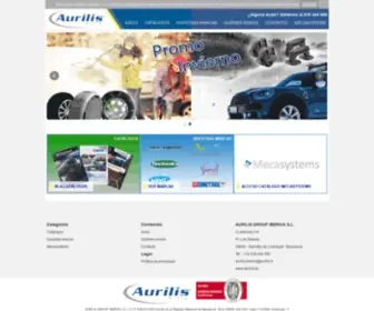 Aurilis.es(Aurilis Group Iberica: ESPECIALISTA EUROPEO DEL EQUIPAMIENTO AUTOMOVILÍSTICO) Screenshot