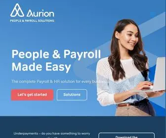 Aurion.com(Aurion’s Payroll & HR Solutions make managing the entire employee lifecycle easy) Screenshot
