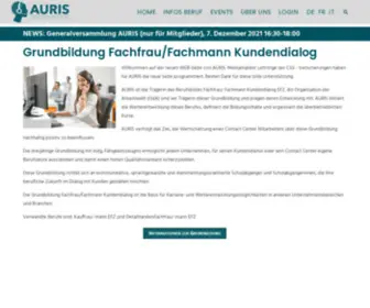 Auris-Verband.ch(AURIS) Screenshot