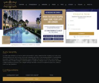 Aurisserenity.in(Auris Serenity) Screenshot