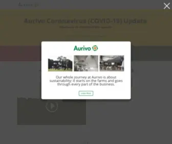 Aurivo.ie(Global agribusiness bringing clean) Screenshot