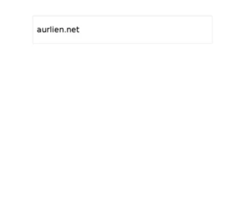 Aurlien.net(Aurlien) Screenshot