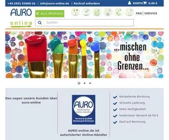 Auro-Online.de(ökologisch) Screenshot