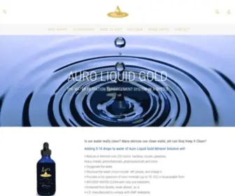 Auroliquidgold.com(THE WATER FILTRATION ENHANCEMENT) Screenshot