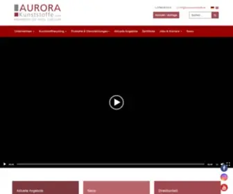 Aurora-Kunststoffe.de(Aurora Kunststoffe GmbH) Screenshot