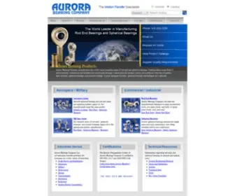 Aurorabearing.com(Aurora Bearing Company) Screenshot