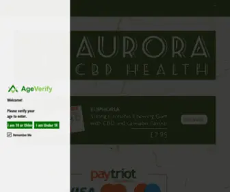 Auroracbdhealth.co.uk(Aurora CBD Health) Screenshot