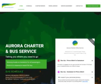 Auroracharterservice.ca(Aurora Charter & Bus Service) Screenshot