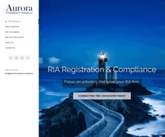 Auroracompliance.solutions(Just another WordPress site) Screenshot