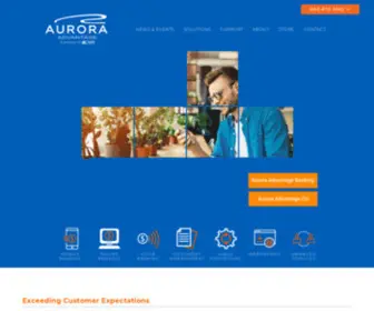 Auroradigitalbanking.com(Digital Banking & Core Solutions for Community Banks & Credit Unions) Screenshot