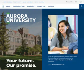 Aurora.edu(Aurora University) Screenshot