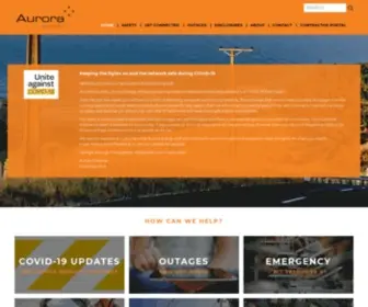 Auroraenergy.co.nz(Aurora Energy Home) Screenshot