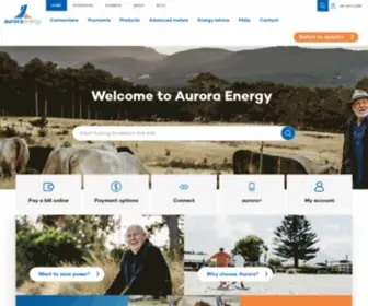 Auroraenergy.com.au(Tasmania's Leading Energy Retailer) Screenshot