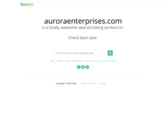 Auroraenterprises.com(auroraenterprises) Screenshot