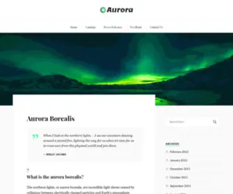 Auroragalleriesonline.com(Aurora Borealis Photos and Picture Gallery) Screenshot