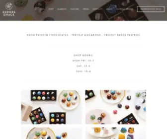Auroragracechocolates.com(Aurora Grace Chocolates) Screenshot