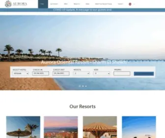 Aurorahospitality.com(Aurora Hospitality Management) Screenshot