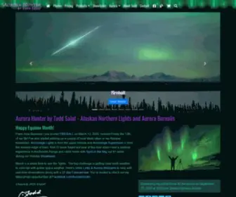 Aurorahunter.com(Aurora Hunter by Todd Salat) Screenshot