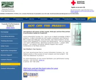 Aurorainfo.com(PeopleSoft-Tuning, Configuring Tuxedo, WebLogic and the PIA) Screenshot