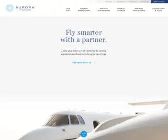 Aurorajet.ca(Aurora Jet Partners) Screenshot