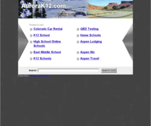 Aurorak12.com(The Leading Aurora K12 Site on the Net) Screenshot