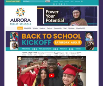 Aurorak12.org(Aurora, Colorado) Screenshot