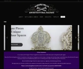 Auroramills.com(Where Everything Old is New Again) Screenshot