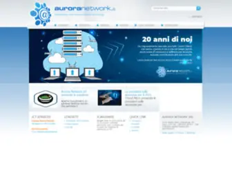 Auroranetwork.it(Informatica, reti informatiche, Hosting) Screenshot