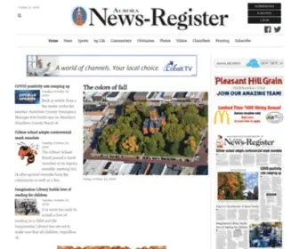 Auroranewsregister.com(Joomla) Screenshot