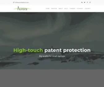 Aurorapatents.com(We are a patent strategy boutique) Screenshot