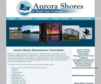 Aurorashores.com(Aurora Shores) Screenshot