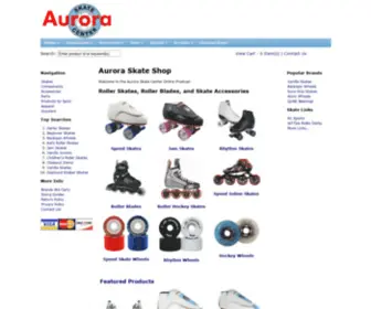 Auroraskateshop.com(Aurora Skate Shop) Screenshot