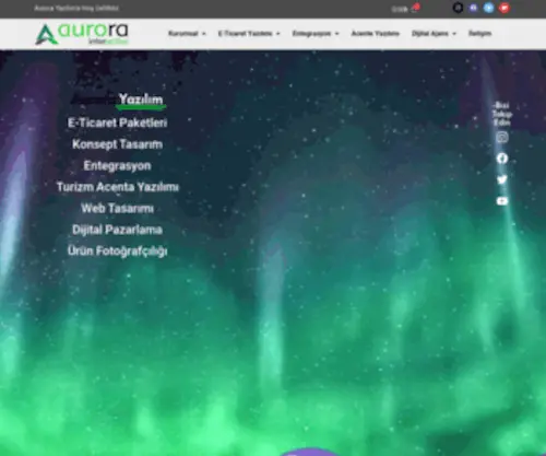 Aurorayazilim.com(Aurora yazılım e) Screenshot