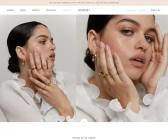 Aurori.co(Jewelry made for every woman. Aurori Collective) Screenshot