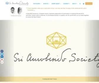 Aurosociety.org(Sri Aurobindo Society) Screenshot