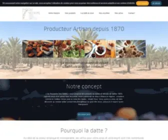 Auroyaumedesdattes.com(Bienvenue sur le site du royaume des Dattes) Screenshot