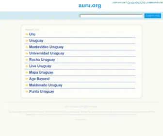 Auru.org(auru) Screenshot