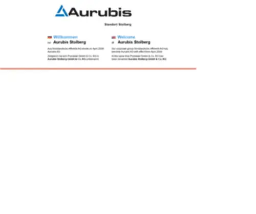 Aurubis-Stolberg.com(Aurubis Stolberg) Screenshot