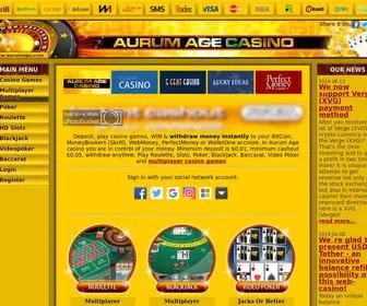 Aurumage.com Screenshot