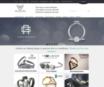 Aurumdesign.co.uk(Contemporary Designer Jewellers) Screenshot