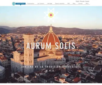 Aurumsolis.net(Site officiel de l'Aurum Solis) Screenshot