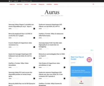 Aurus.website(News, articles, reviews and tips) Screenshot