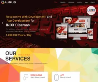 Aurusit.com(Web Development Company) Screenshot