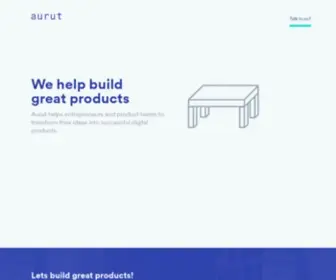 Aurut.com(Product Design & Development studio) Screenshot